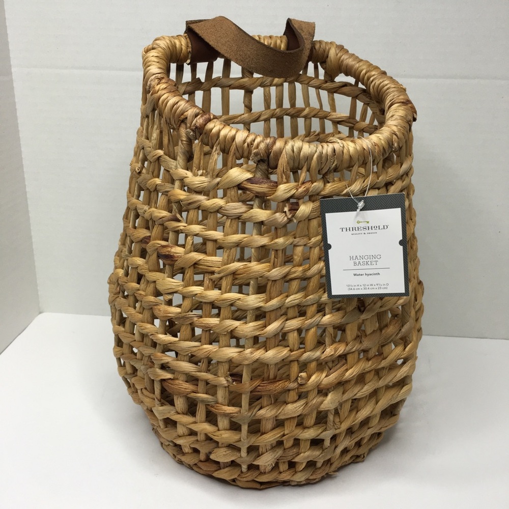 Threshold Hanging Water Hyacinth Basket Target